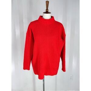 ARIZONA JEAN CO Women’s Dark Coral Sweater Sz L